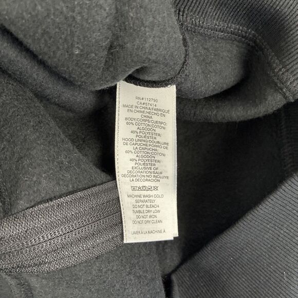 New Mens True Religion Oversize Buddha Spellout Full Zip Hoodie Size Small NWT - Picture 7 of 7